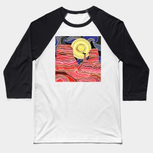 Goat on Mars Baseball T-Shirt